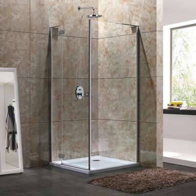 Bathroom Glass Corner Shower Enclosure And Shower Cabin